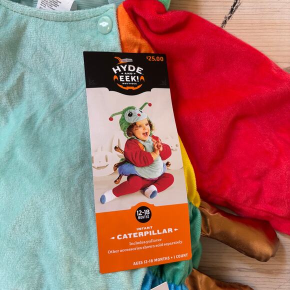 Hyde and Eek Boutique NWT Infant Caterpillar Costume Size 12-18 Months - Picture 3 of 8